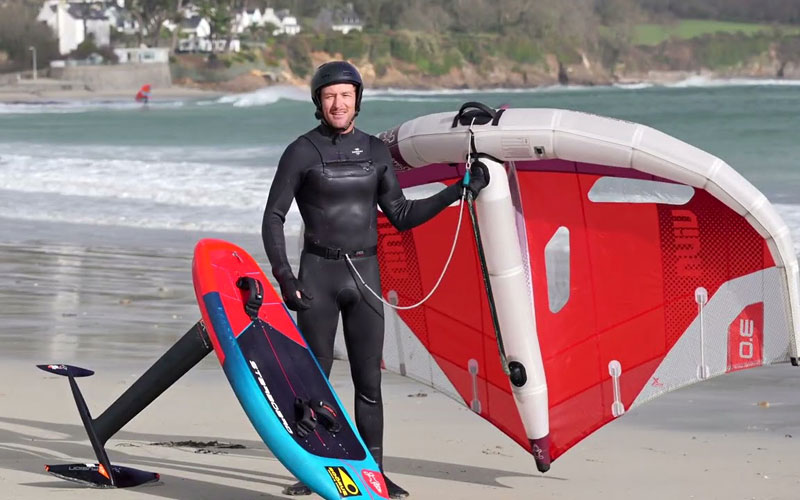 Benoit Carpentier Wingfoil Surf Session - Starboard Wing & Foiling
